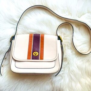 COACH CLASSIC RAMBLER with a VARSITY STRIPE, LIMITED EDITION Gently Used Purse